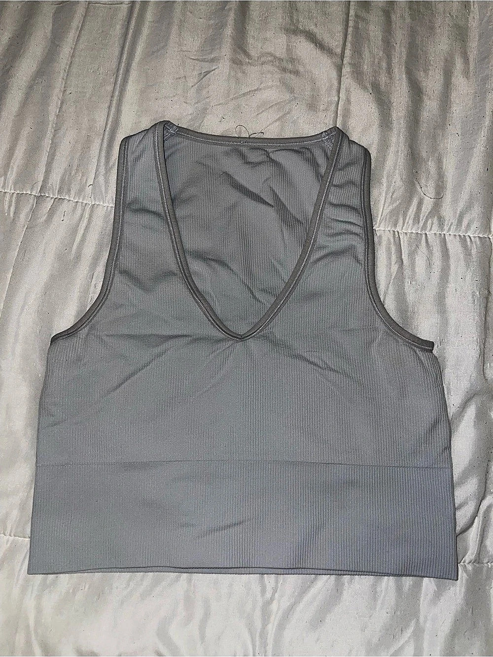 Athleta Aurora Tank Top Cropped Blue